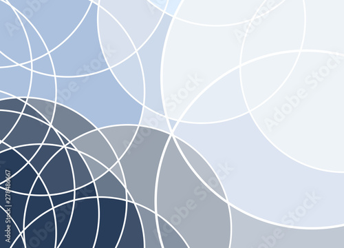 Abstract blue curve line with white background.