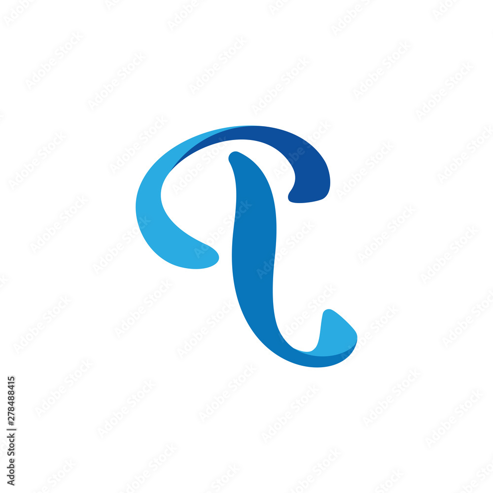 letter q 3d curves gradient flat logo vector letter q 3d curves gradient flat logo vector