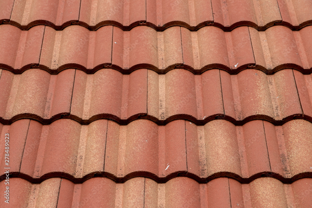 orange roof tiles