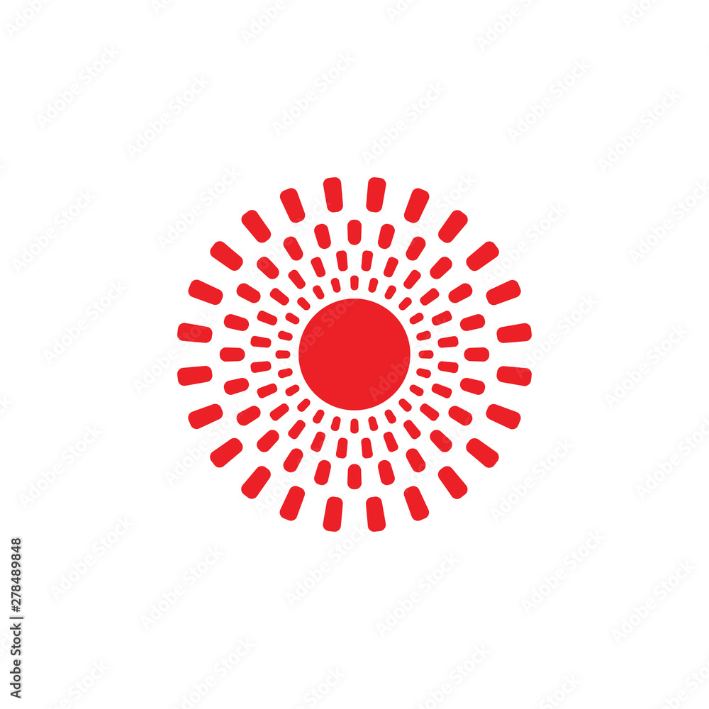 shine rays sun symbol decoration vector shine rays sun symbol decoration vector