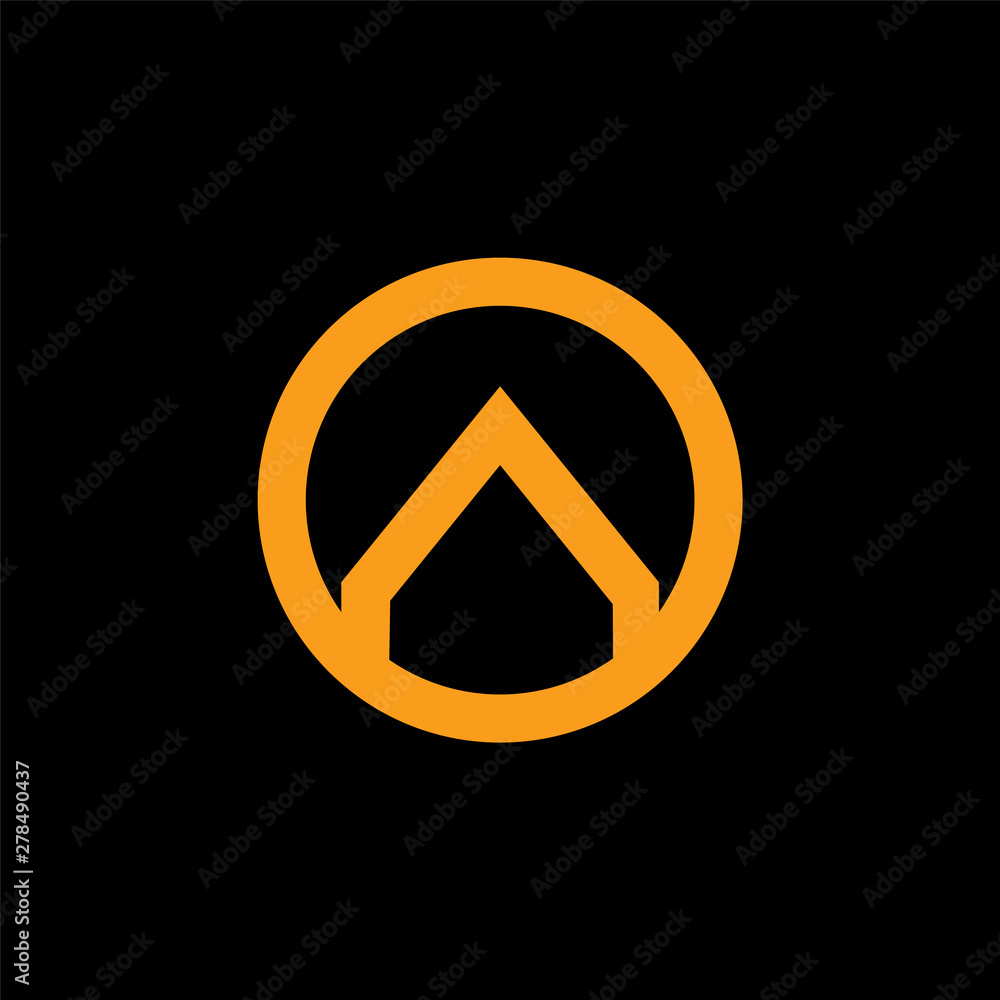 arrow circle linked ring gold logo vector arrow circle linked ring gold logo vector
