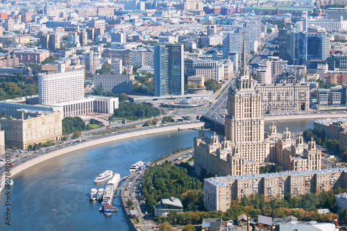 Wallpaper Mural Moscow panorama from the top of a tower in Moscow city business center Torontodigital.ca