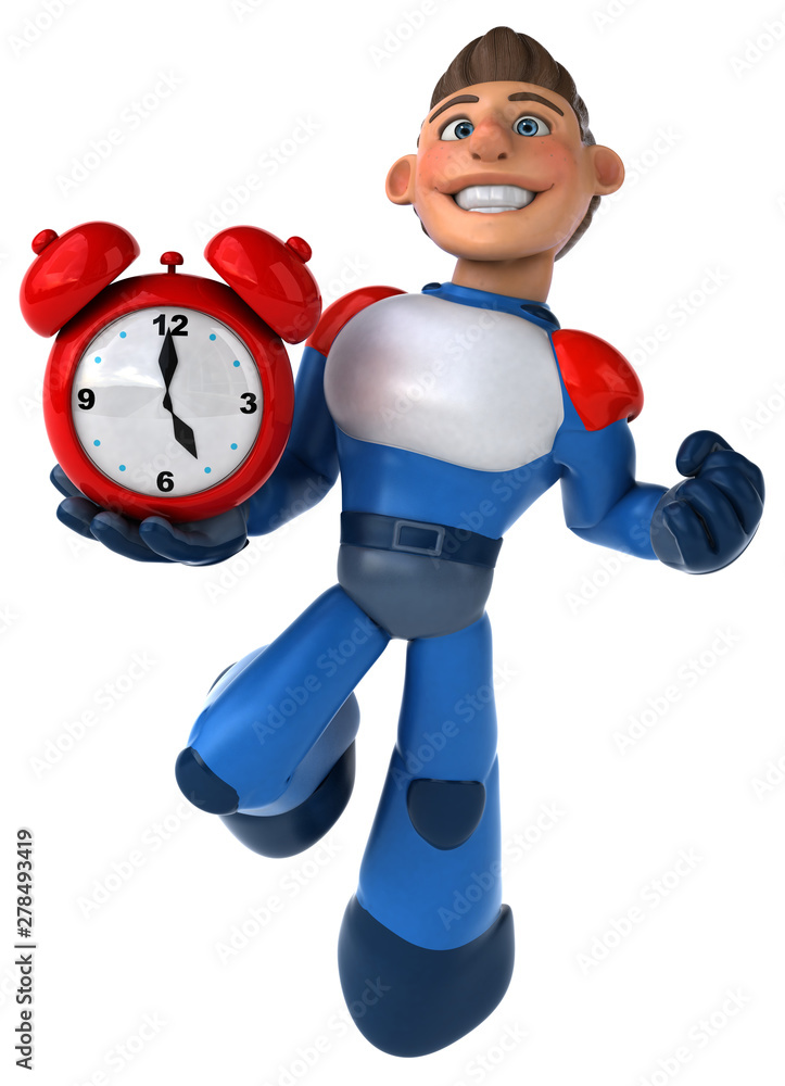 Super modern superhero - 3D Illustration Super modern superhero - 3D Illustration