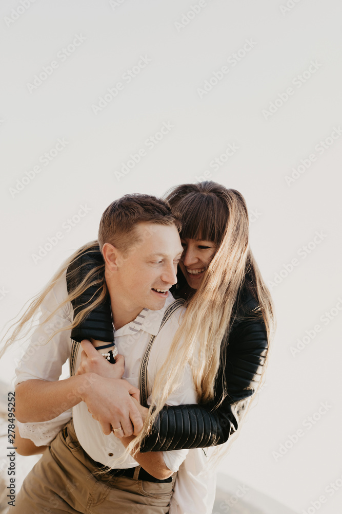 Stylish and loving couple enjoying each other - Image Stylish and loving couple enjoying each other - Image