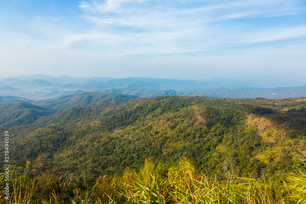 Misty mountains of Dalat, Vietnam