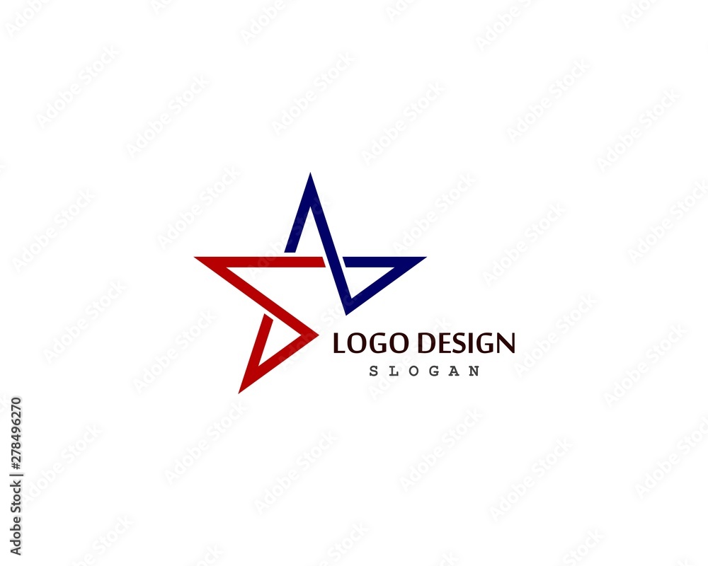 Star Logo Template vector icon illustration design Star Logo Template vector icon illustration design