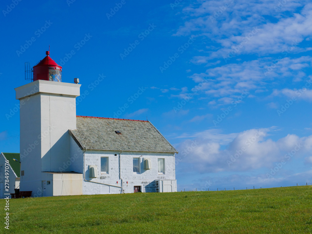 Obrestad lighthouse in Norway.