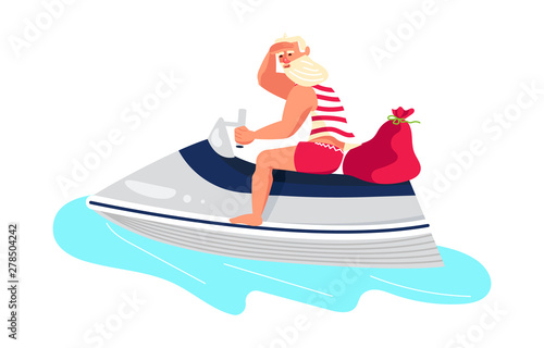 Christmas at the tropical sea resort