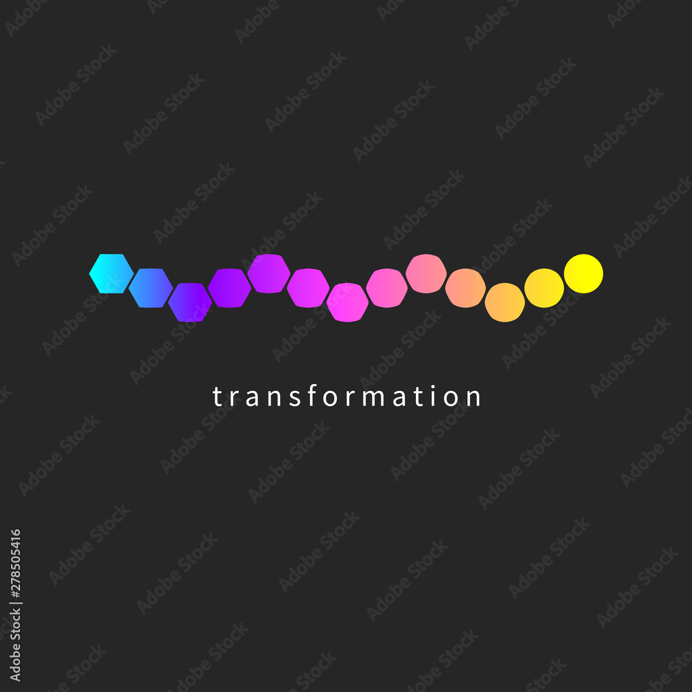 Transform logo, change icon Transform logo, change icon