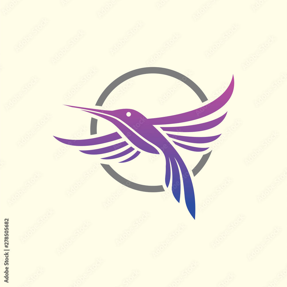 Simple Hummingbird Logo Simple Hummingbird Logo