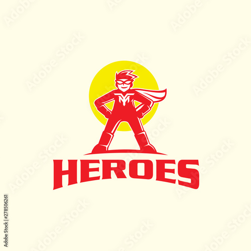 Super Hero Kid Logo