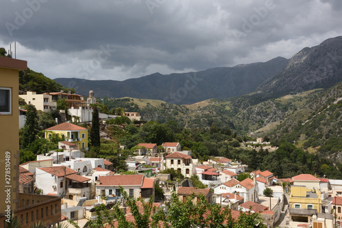 Bergdorf Argiroupolis auf Kreta, Griechenland