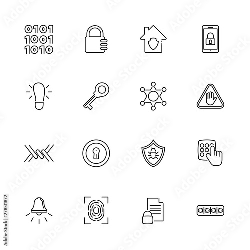 Safety - Flat Vector Icons