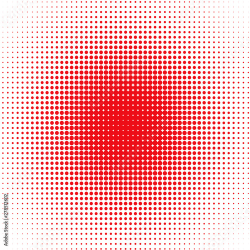 Red circles on white background  