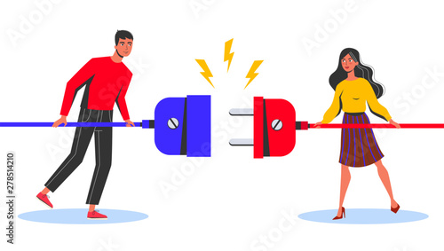 Business connection concept