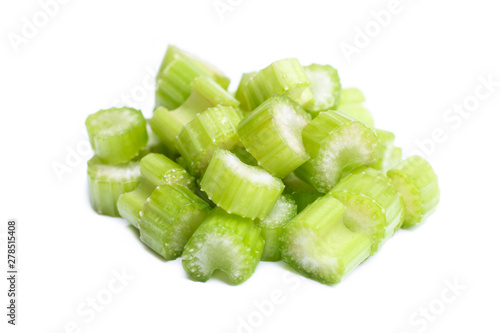 crisp sliced celery