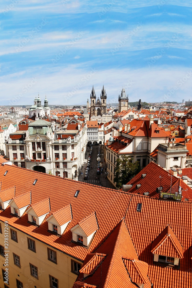 Fototapeta premium Prague Skyline