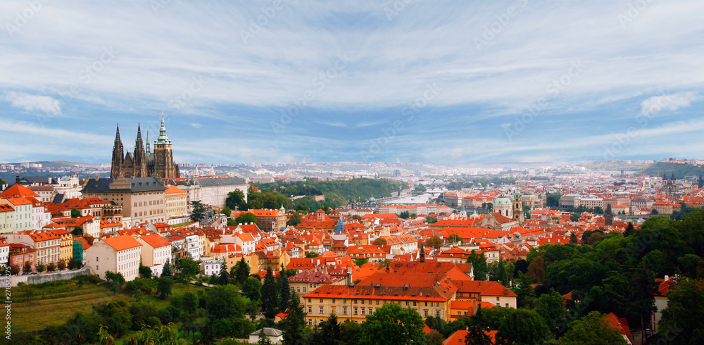 Prague Skyline seen from Petrin Hill