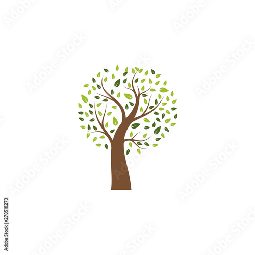 Tree icon logo template vector illustration design  © indra23_anu