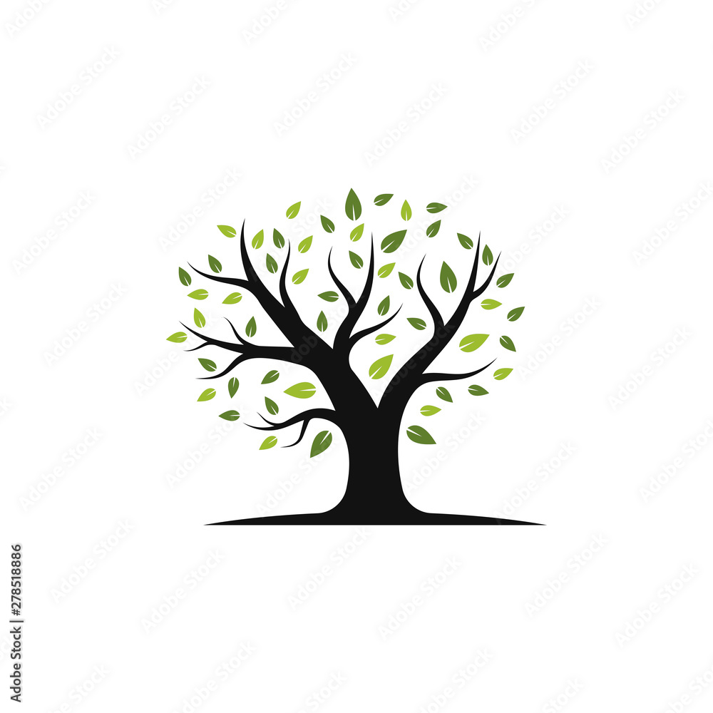 Tree icon logo template vector illustration design Tree icon logo template vector illustration design