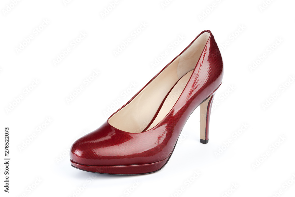 Woman high heels shoes isolated on white background Woman high heels shoes isolated on white background