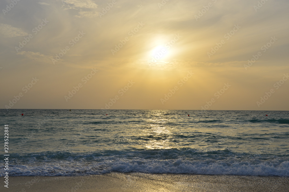 Obraz premium Sunset on the beach