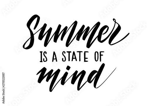 Vector hand drawn summer mo...