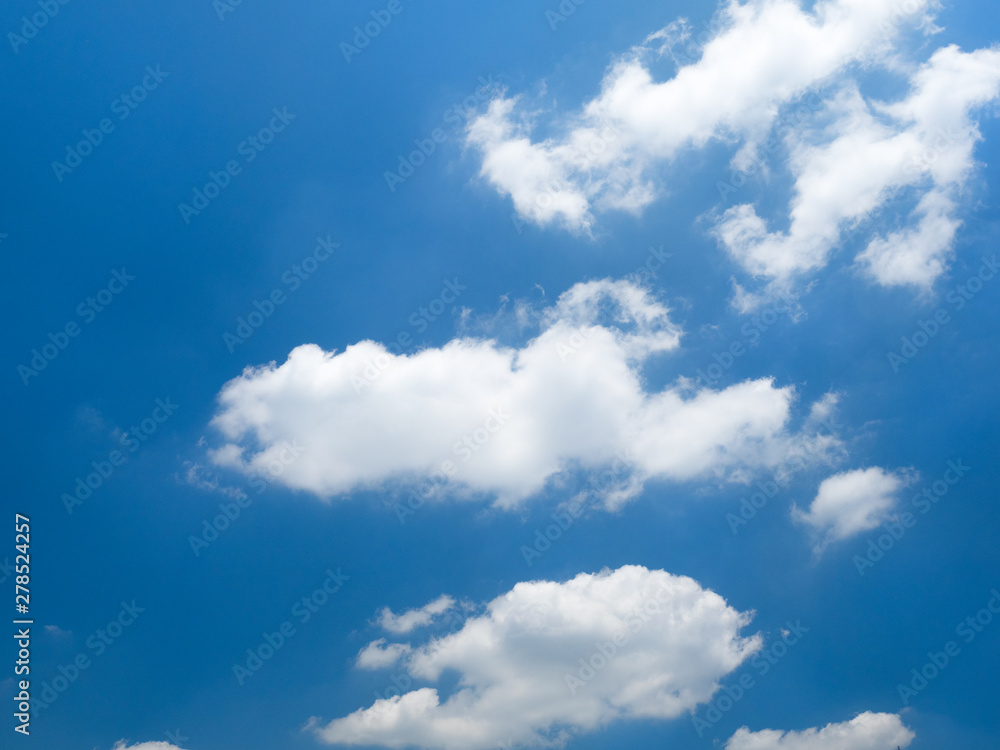 Fototapeta premium 初夏の青空と雲