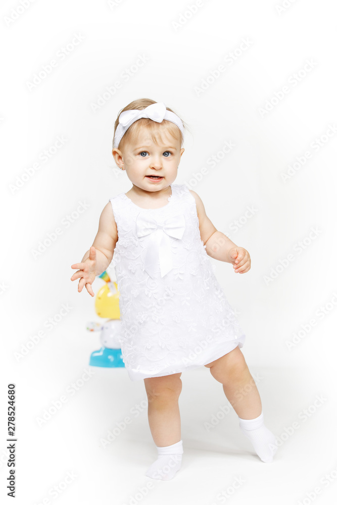 beautiful little girl all in white clothes beautiful little girl all in white clothes