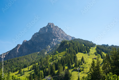 Landscape with the Bire, local mountain of Kandersteg