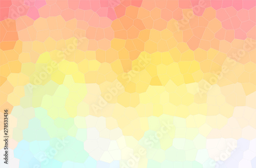 Wallpaper Mural Abstract illustration of orange, yellow Little Hexagon background Torontodigital.ca