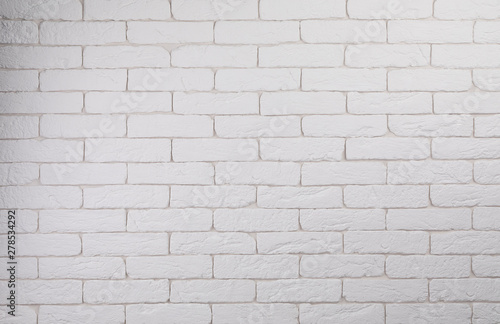 new fresh abstract white brick wall