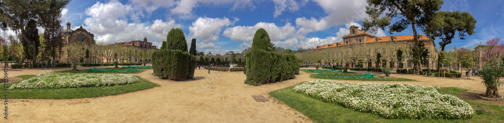 Panorama photo, Barcelona Spain