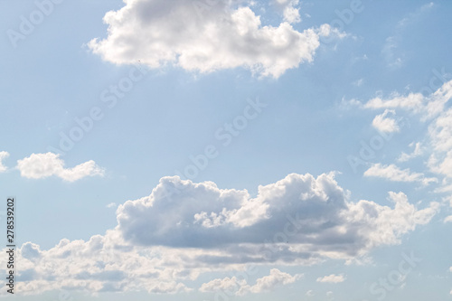 Fototapeta Naklejka Na Ścianę i Meble -  white clouds in the blue sky. background