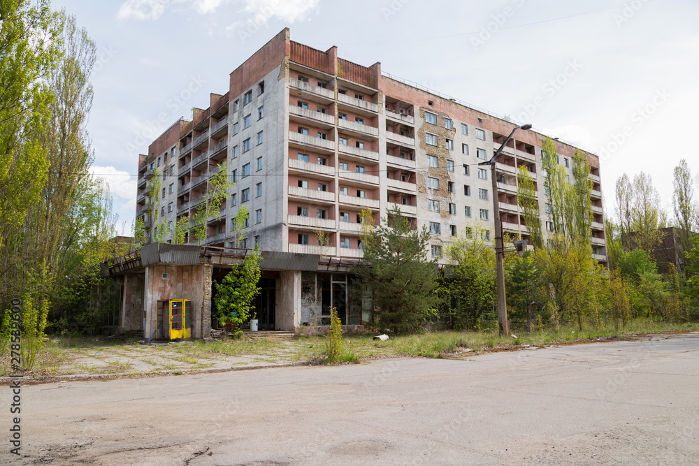 Abandoned building in Chernobyl Abandoned building in Chernobyl