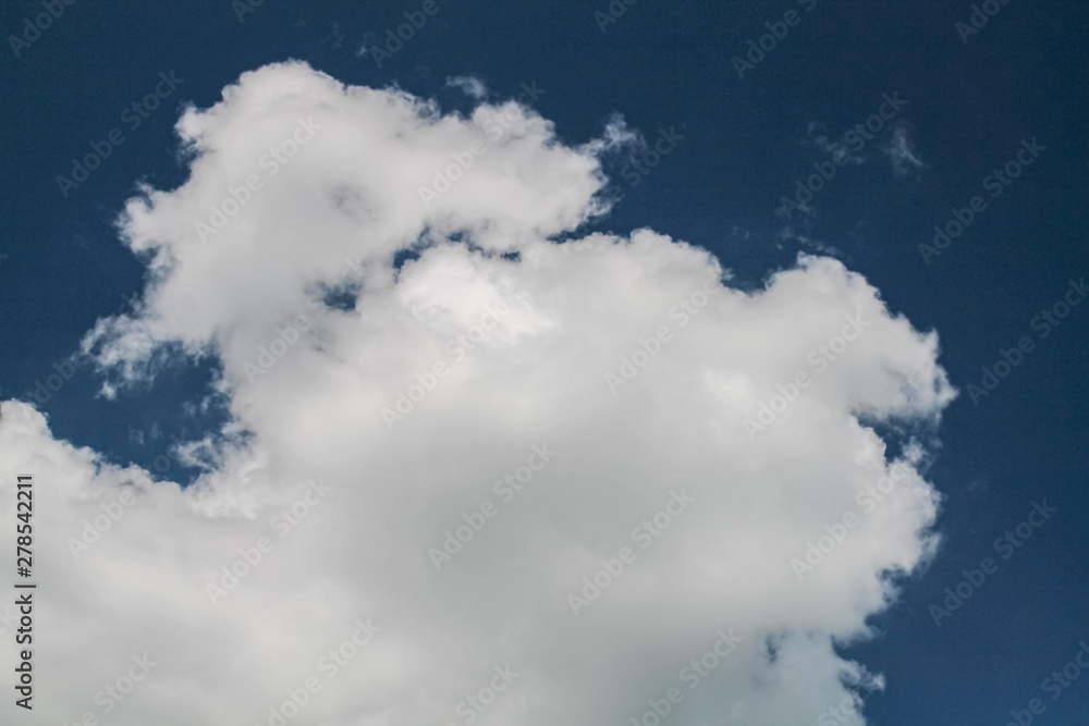 Obraz premium white clouds in the blue sky. background