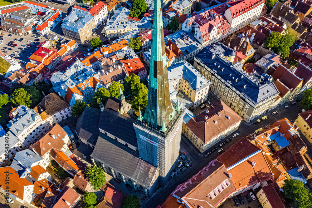 Tallinn in Estland aus der Luft