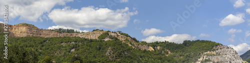 quarry on a mountain top