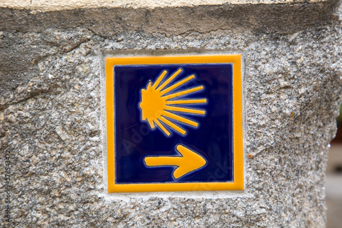 Camino de Santiago Sign; Galicia