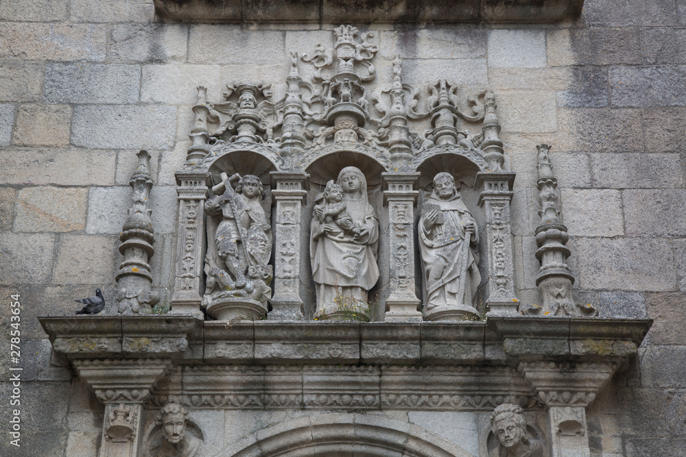Entrance of Cathedral, Pontevedra
