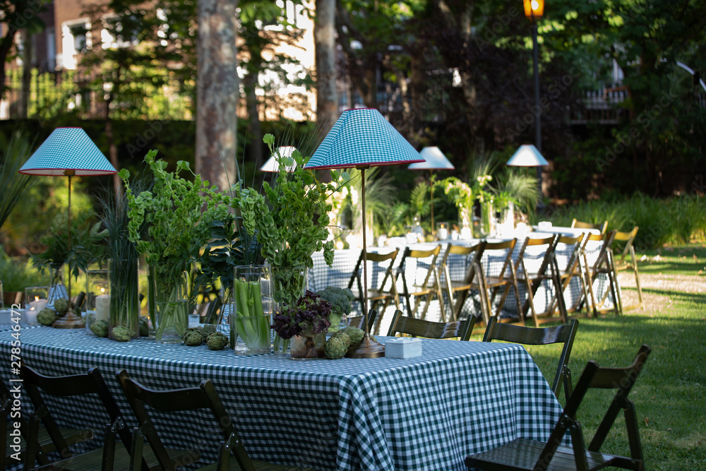 Obraz premium garden decoration for dinner