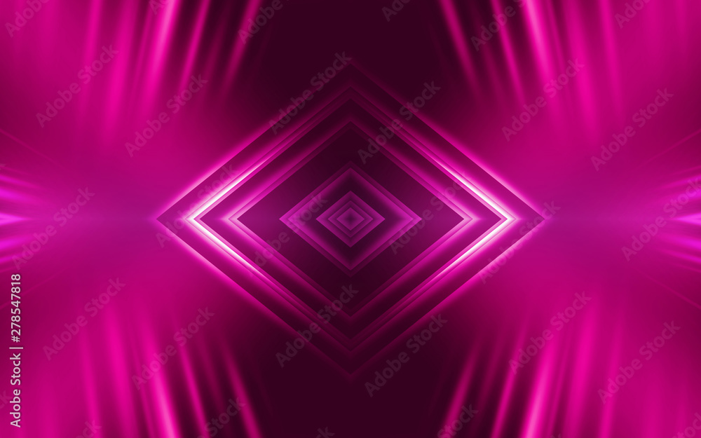Dark abstract futuristic background. Neon lines, glow. Neon lines, shapes. Pink and blue glow Dark abstract futuristic background. Neon lines, glow. Neon lines, shapes. Pink and blue glow