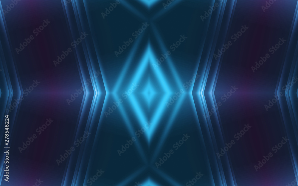 Dark abstract futuristic background. Neon lines, glow. Neon lines, shapes. Pink and blue glow Dark abstract futuristic background. Neon lines, glow. Neon lines, shapes. Pink and blue glow