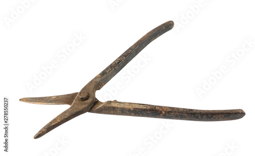 Vintage rusty scissors