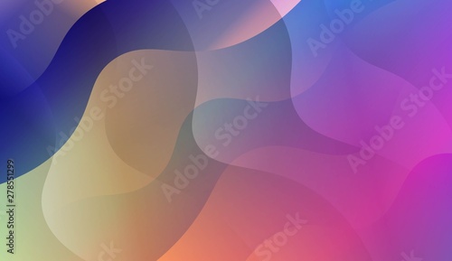Wavy Background. For Creative Templates, Cards, Color Covers Set. Vector Illustration with Color Gradient.