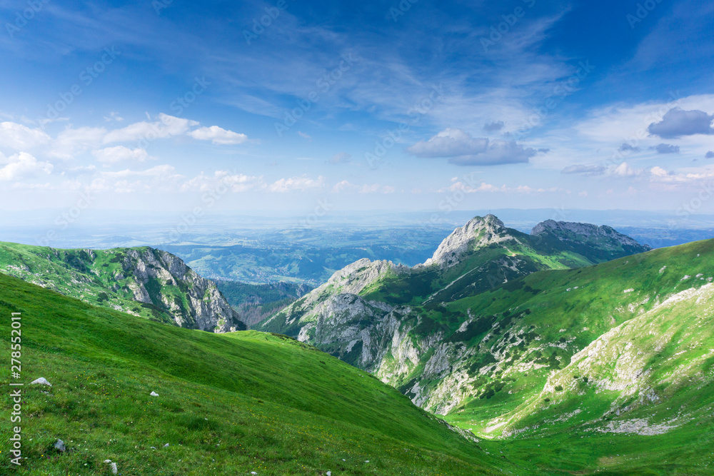 Western Tatras with the Giewont peak in June.