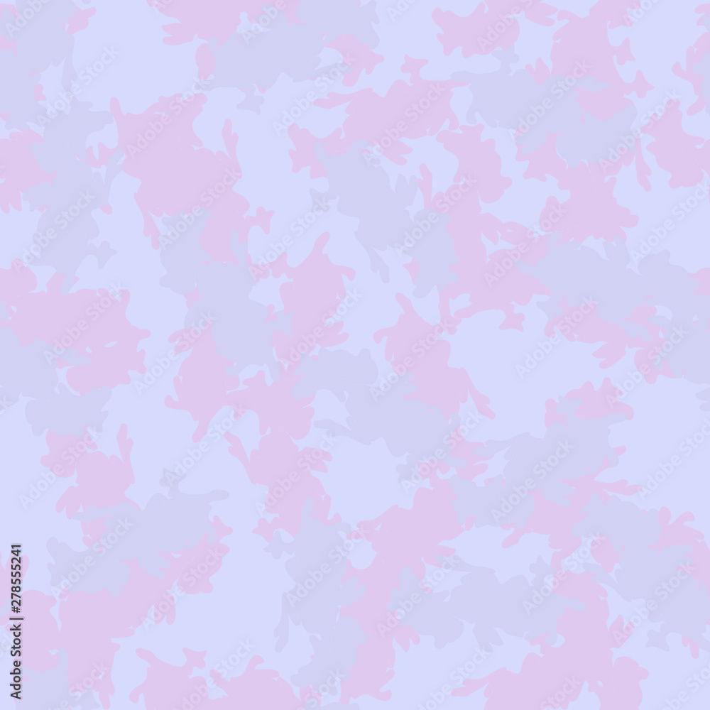 UFO camouflage of various shades of violet, pink and lavender colors