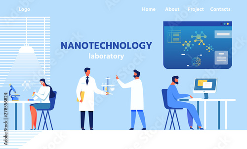 Landing Page for Modern Nanotechnology Laboratory