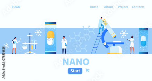 Nano Laboratory and Research Centre Landing Page