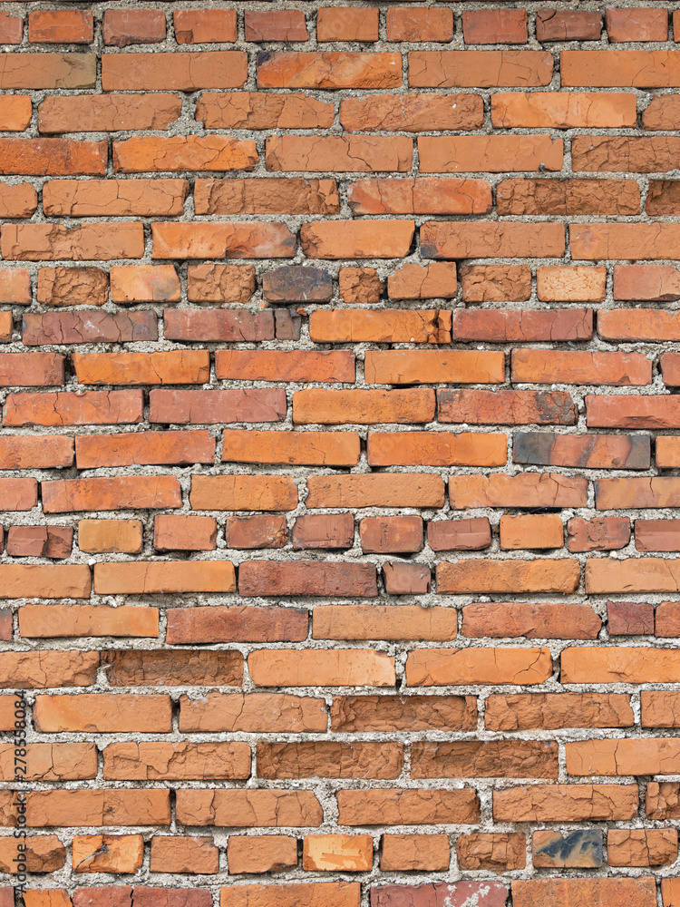 Obraz premium texture old red brick wall